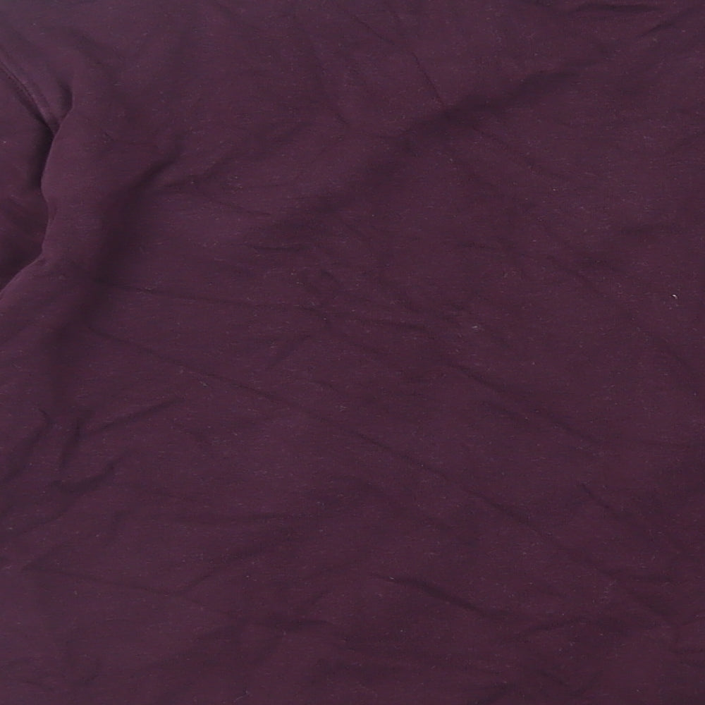 Marks & Spencer Womens Purple Cotton Pullover Sweatshirt Size S Pullover