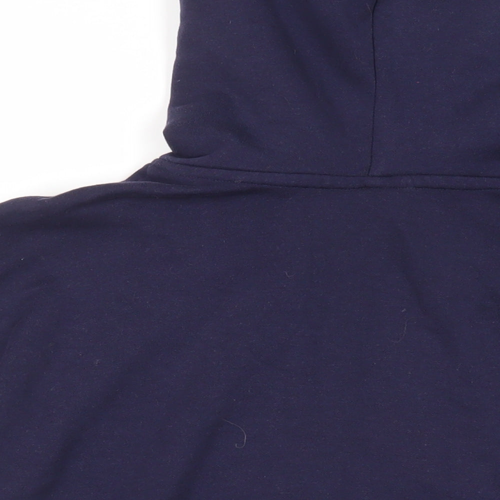 Divided by H&M Womens Blue Cotton Pullover Hoodie Size L Pullover - Paris