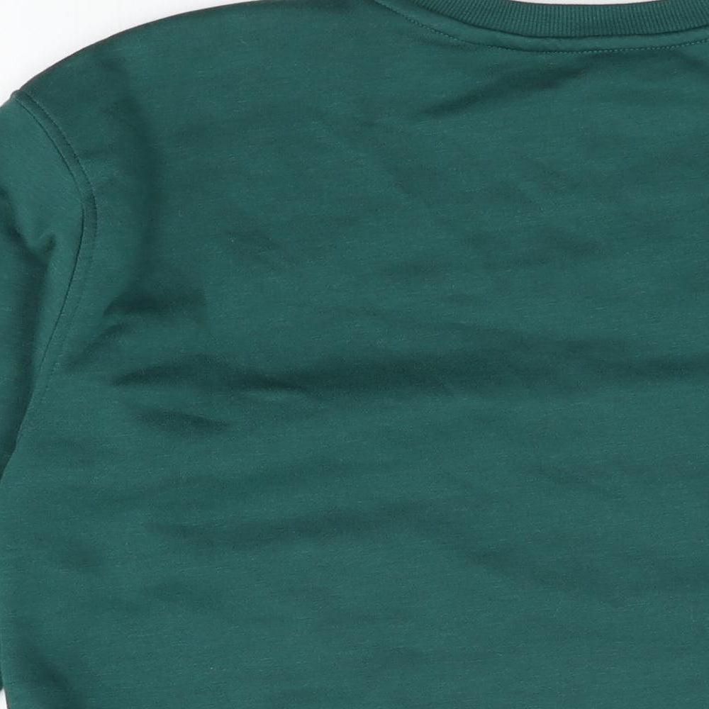 Dunnes Womens Green Cotton Pullover Sweatshirt Size S Pullover - Montana