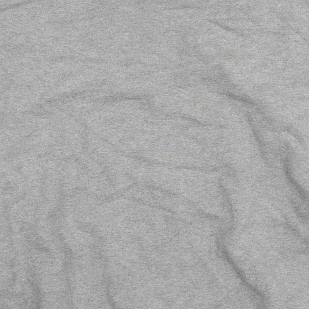Zara Womens Grey Cotton Pullover Sweatshirt Size M Pullover