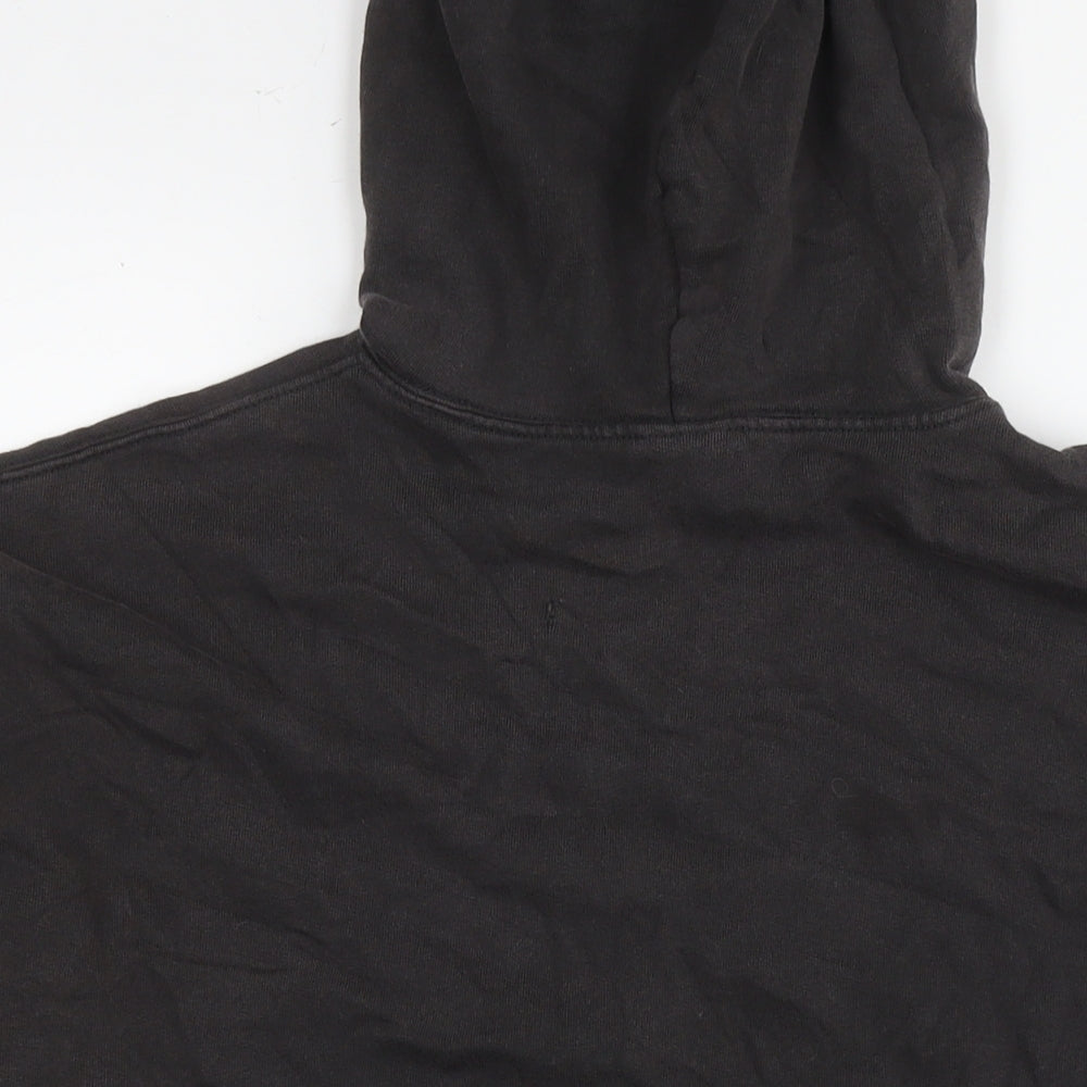 Pull&Bear Womens Brown Cotton Pullover Hoodie Size S Pullover - Kind Mood Flower