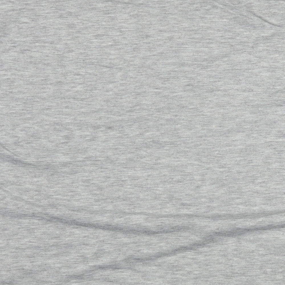 New Girl Order Womens Grey Polyester Pullover Sweatshirt Size 8 Pullover - Tunic Logo