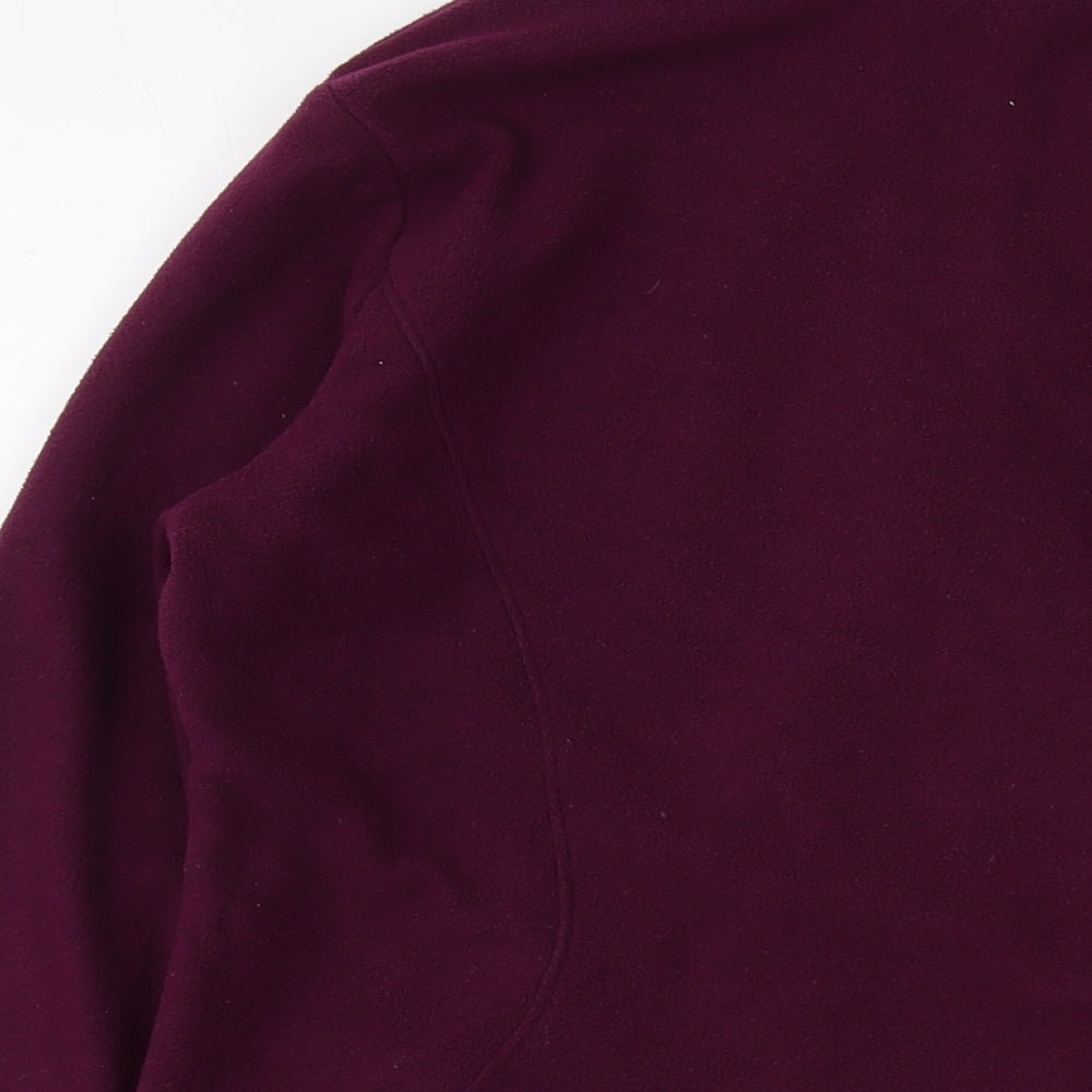 Marks & Spencer Womens Purple Jacket Size 12 Zip