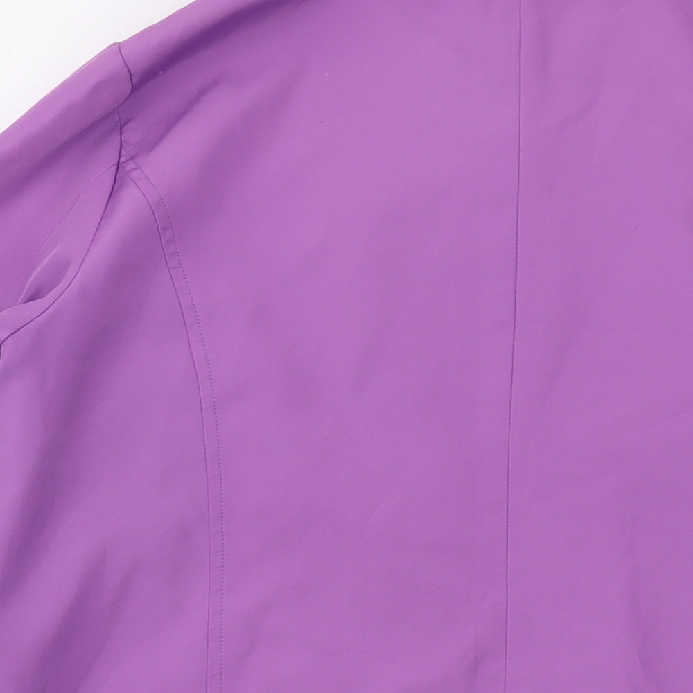 Bonmarché Womens Purple Jacket Size S Zip