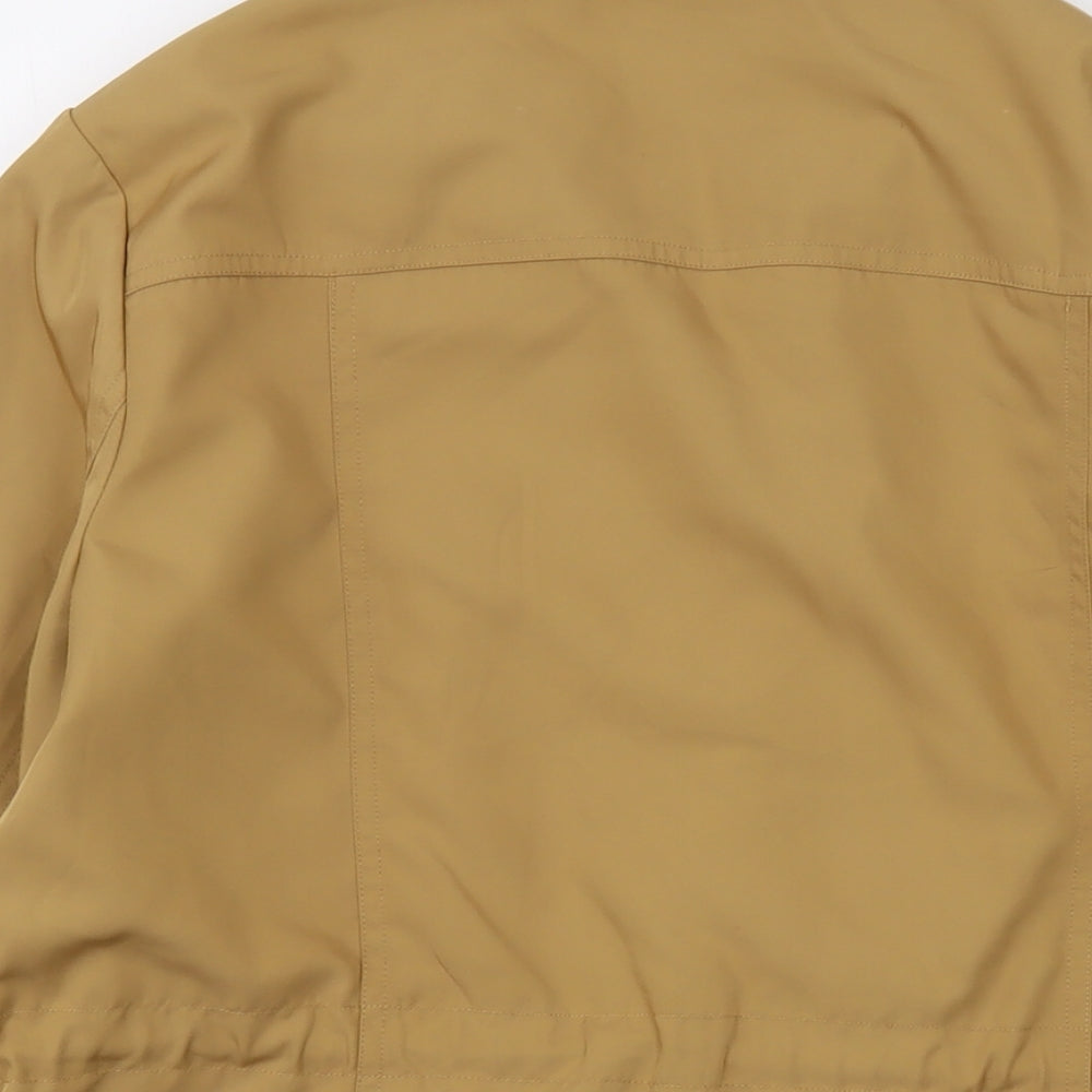 Marks and Spencer Womens Beige Jacket Size 14 Zip