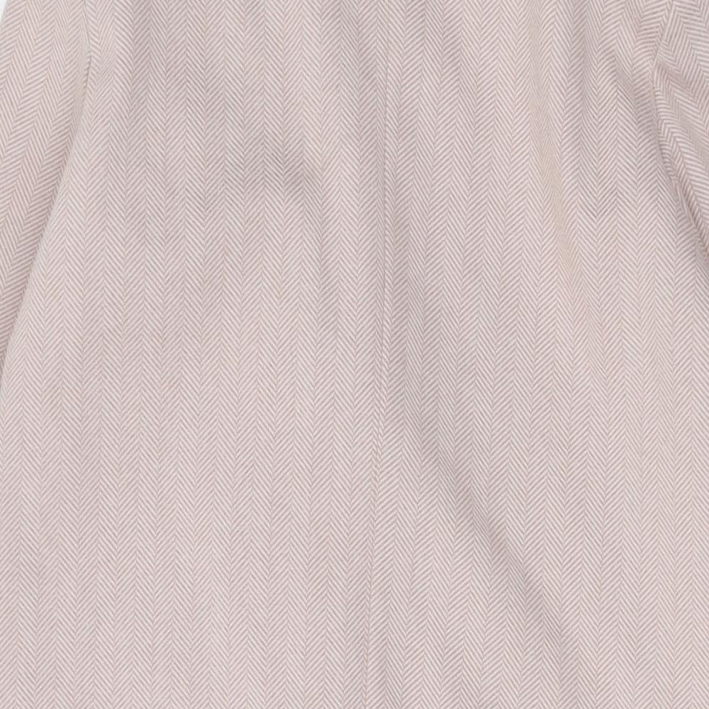 Boohoo Womens Pink Jacket Size 8 Button