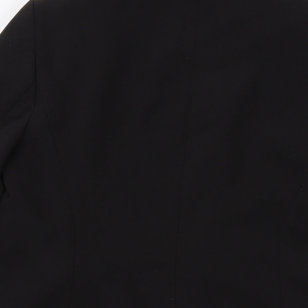 New Look Womens Black Jacket Size 10 Button