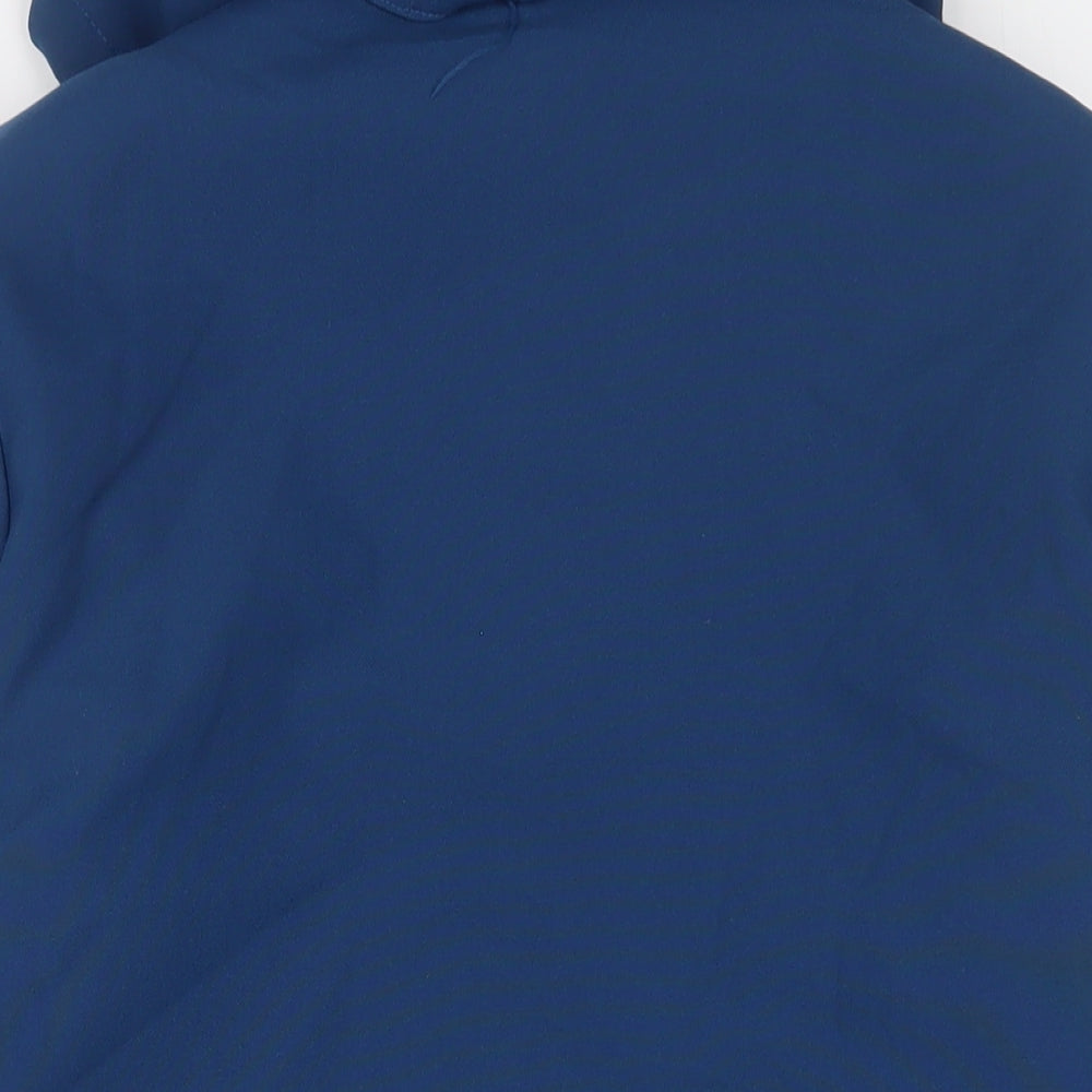 Damart Womens Blue Jacket Coat Size 12 Zip