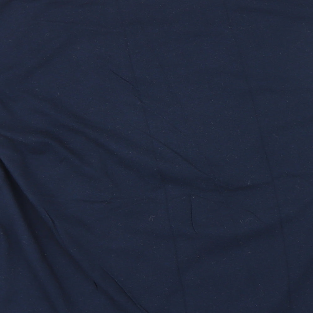 Angkor Mens Blue Cotton T-Shirt Size XL Round Neck - Cambodia