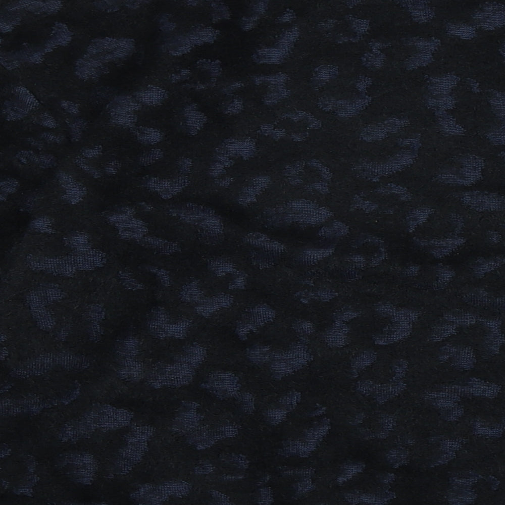 Marks & Spencer Womens Black Crew Neck Polyester Pullover Jumper Size XS