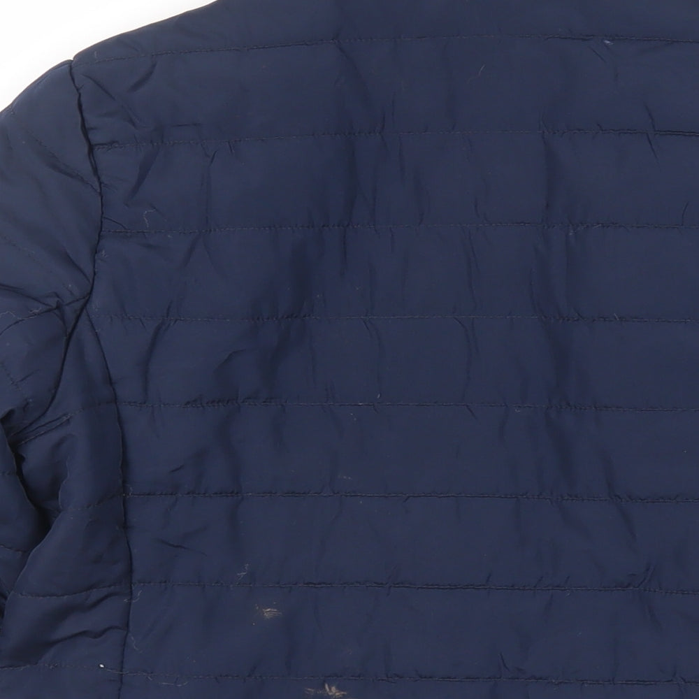 Marks & Spencer Womens Blue Jacket Size 10 Zip