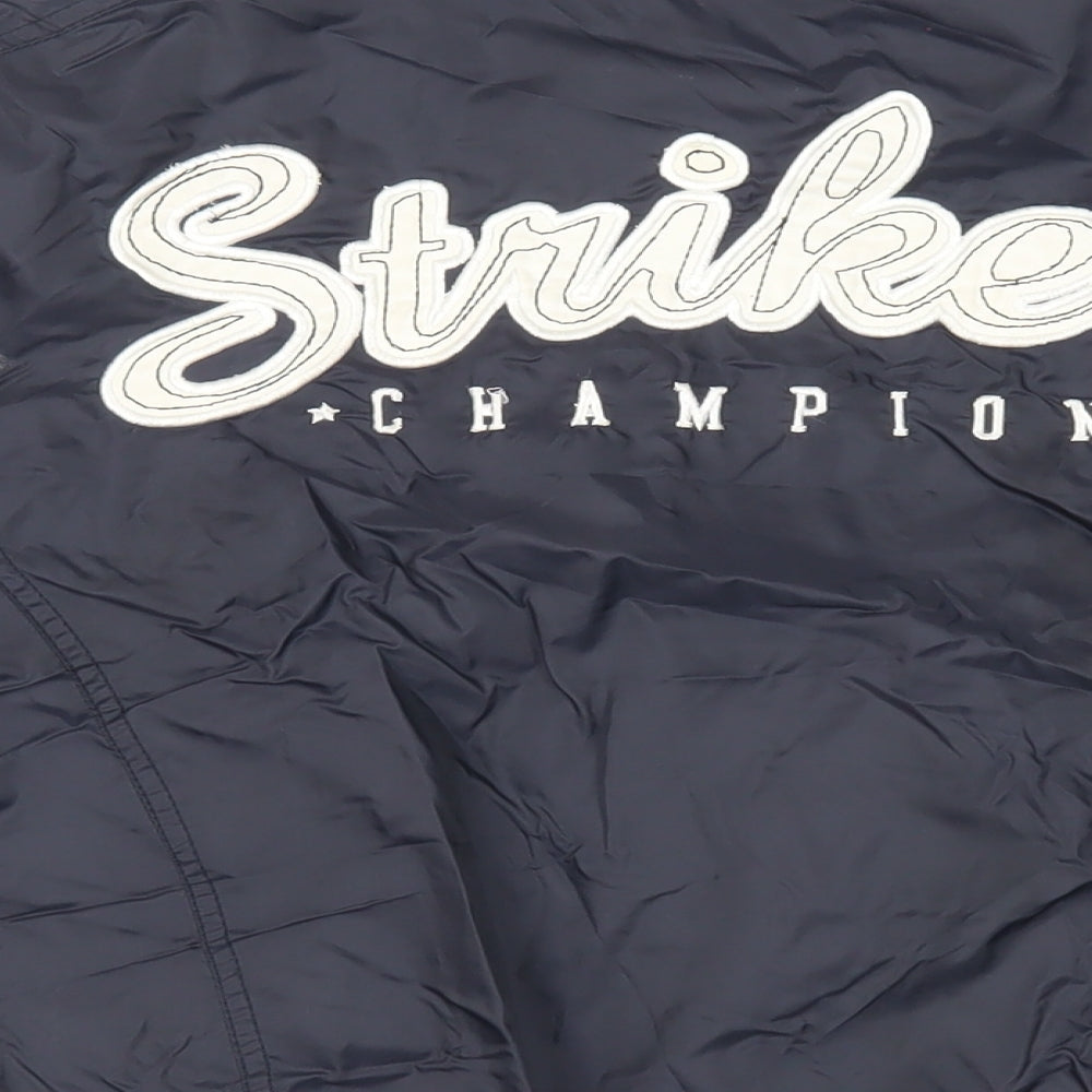 Slam Dunk Mens Blue Varsity Jacket Jacket Size M Zip