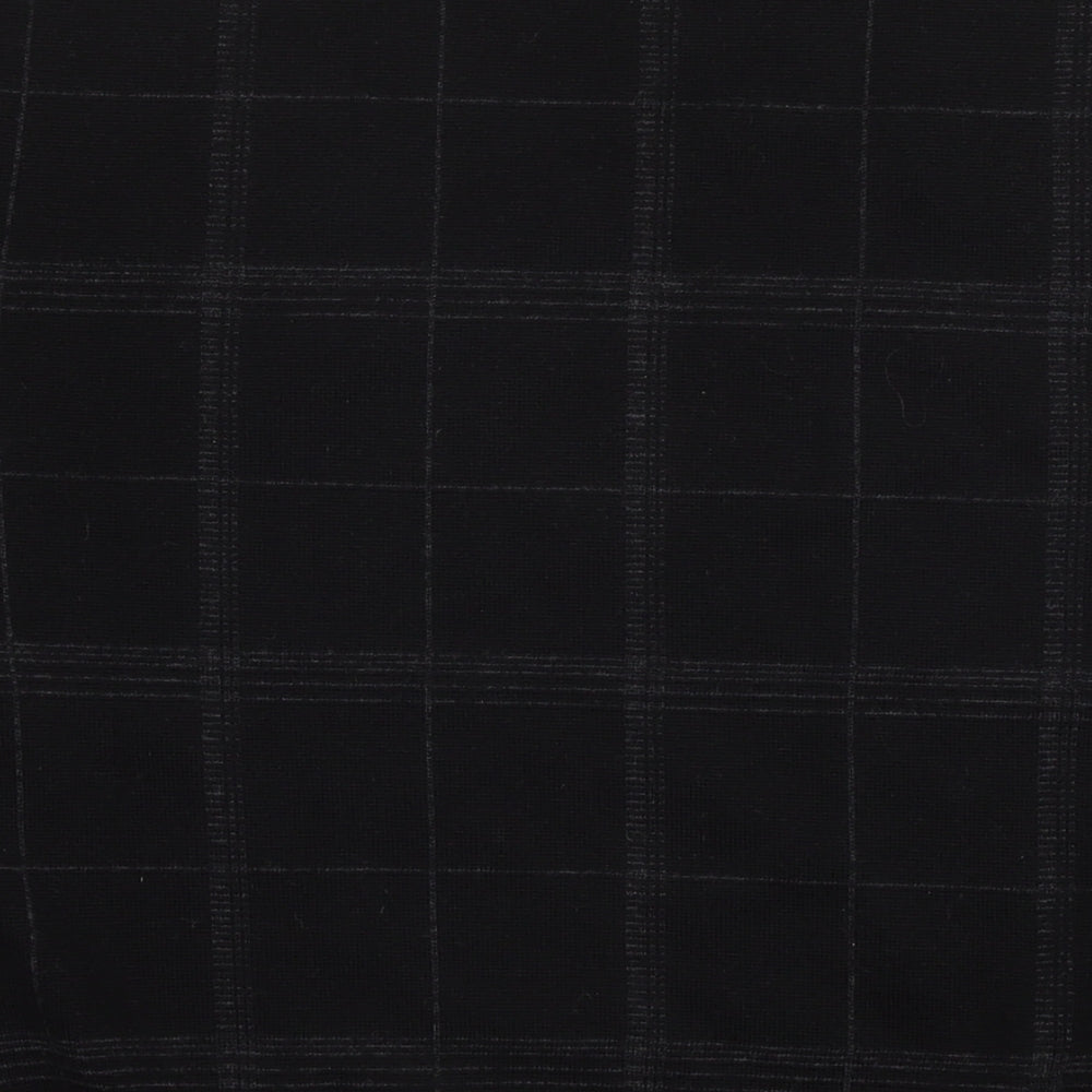 Marks & Spencer Womens Black Check Acrylic Pullover Sweatshirt Size L Pullover