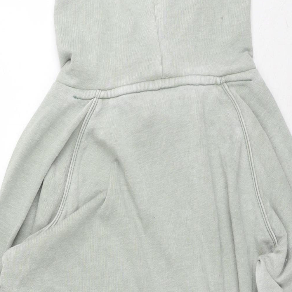 NEXT Womens Grey Cotton Pullover Hoodie Size S Pullover - Tunic