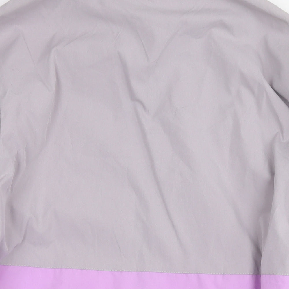 PRETTYLITTLETHING Womens Multicoloured Windbreaker Jacket Size 10 Zip