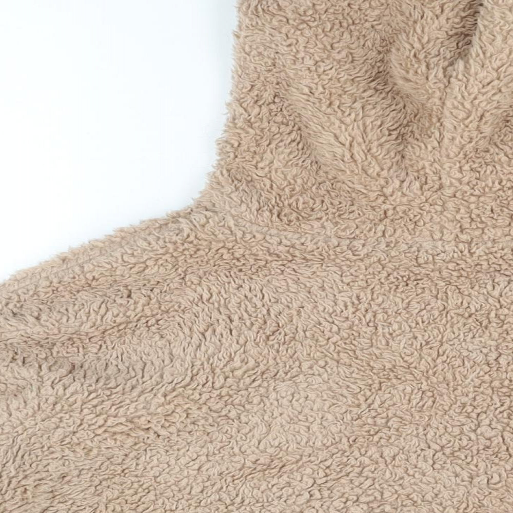 New Look Womens Beige Polyester Pullover Hoodie Size 14 Pullover
