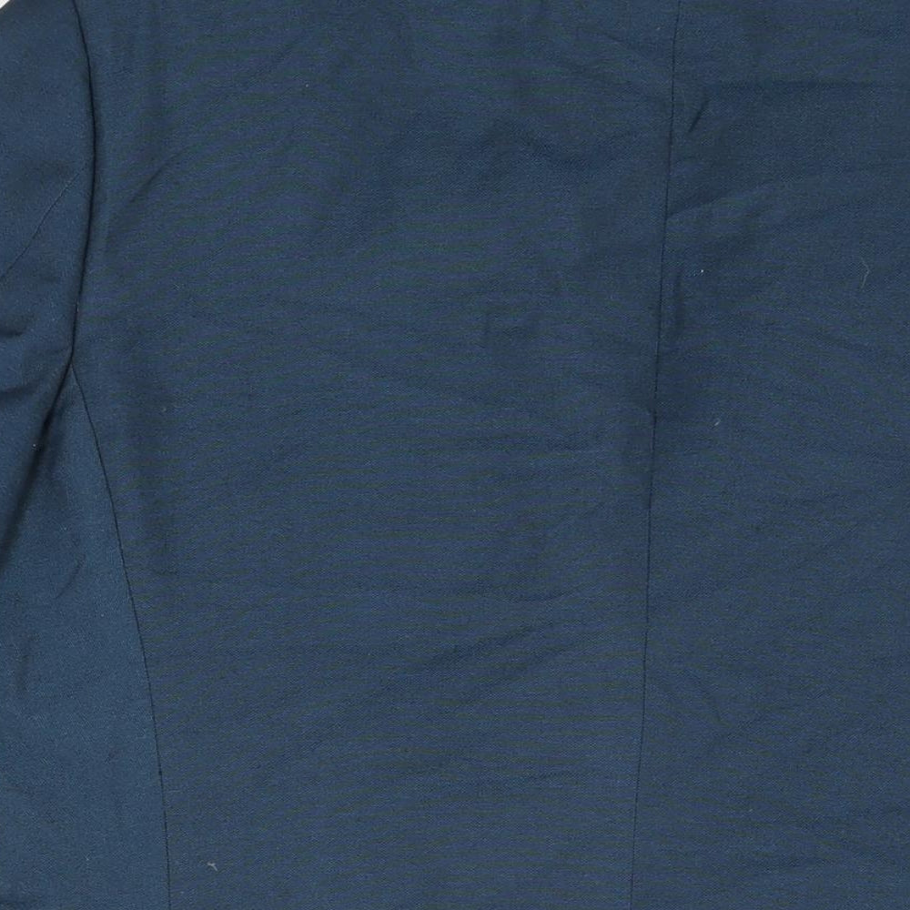 NEXT Mens Blue Polyester Jacket Suit Jacket Size 40 Regular