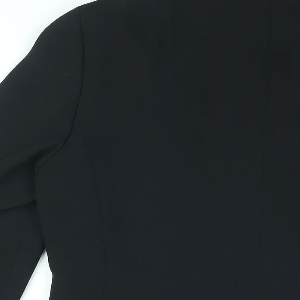 Marks & Spencer Womens Black Jacket Blazer Size 12 Button