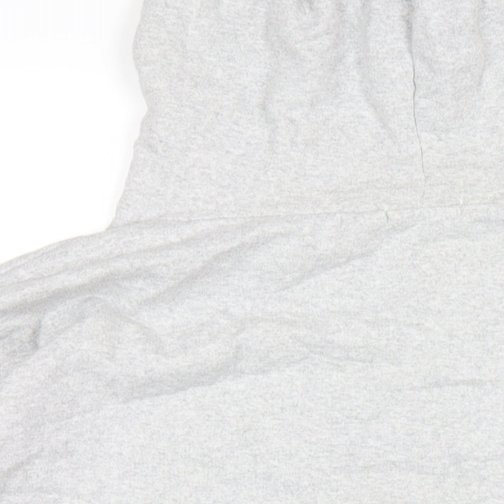 PRETTYLITTLETHING Womens Grey Cotton Pullover Hoodie Size M Pullover