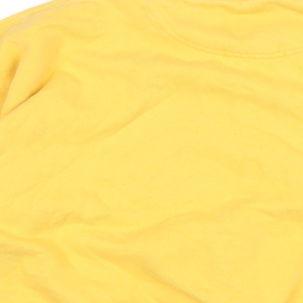 Polar Womens Yellow Cotton Pullover Sweatshirt Size S Pullover - Alaska