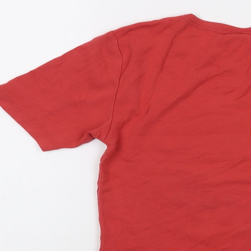 Urban Outfitters Womens Orange Cotton Cropped T-Shirt Size M Crew Neck