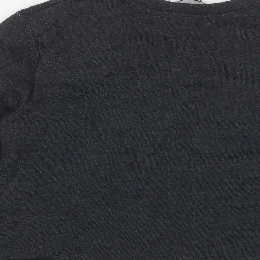 NEXT Girls Grey Cotton Pullover Sweatshirt Size 12-13 Years Pullover - Selfie