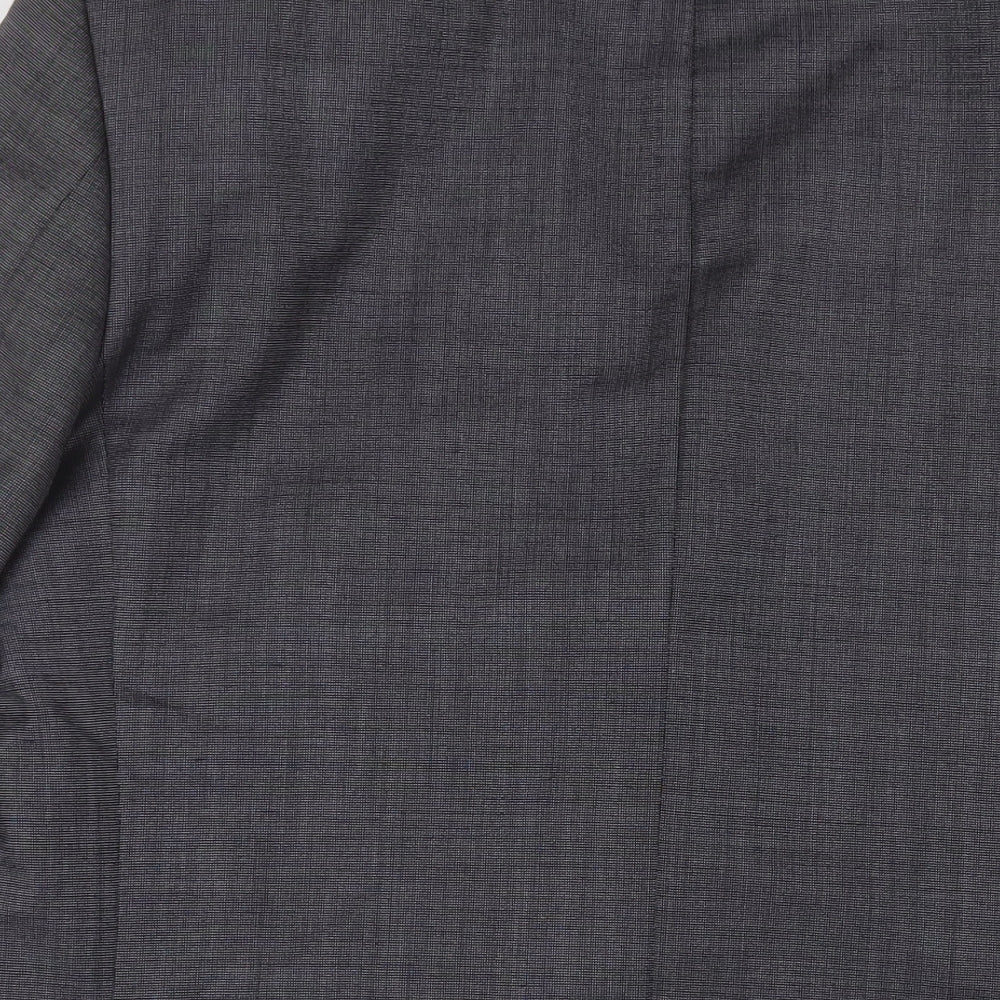 Marks & Spencer Mens Grey Polyester Jacket Suit Jacket Size 40 Regular