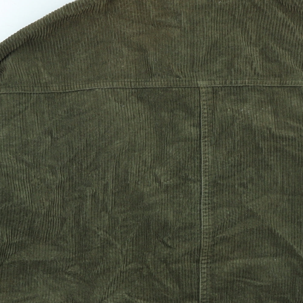 Topshop Womens Green Jacket Size 8 Button