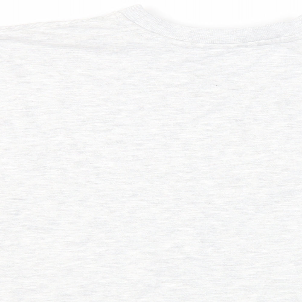 Zara Womens Grey Cotton Pullover Sweatshirt Size M Pullover - Raw Hem