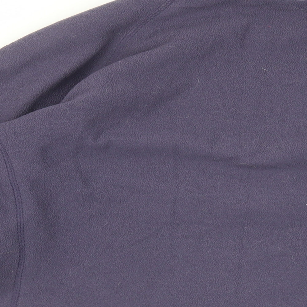 Rohan Womens Blue Polyester Pullover Sweatshirt Size M Zip - Logo