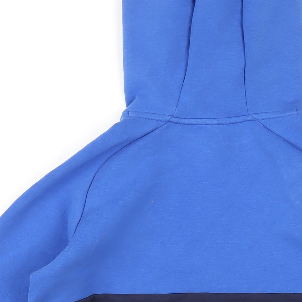DECATHLON Boys Blue Polyester Pullover Hoodie Size 12-13 Years Pullover