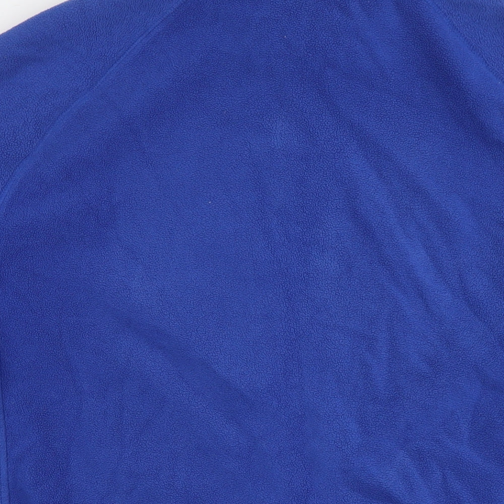 Marks & Spencer Mens Blue Jacket Size 2XS Zip - Age 17-18 Years