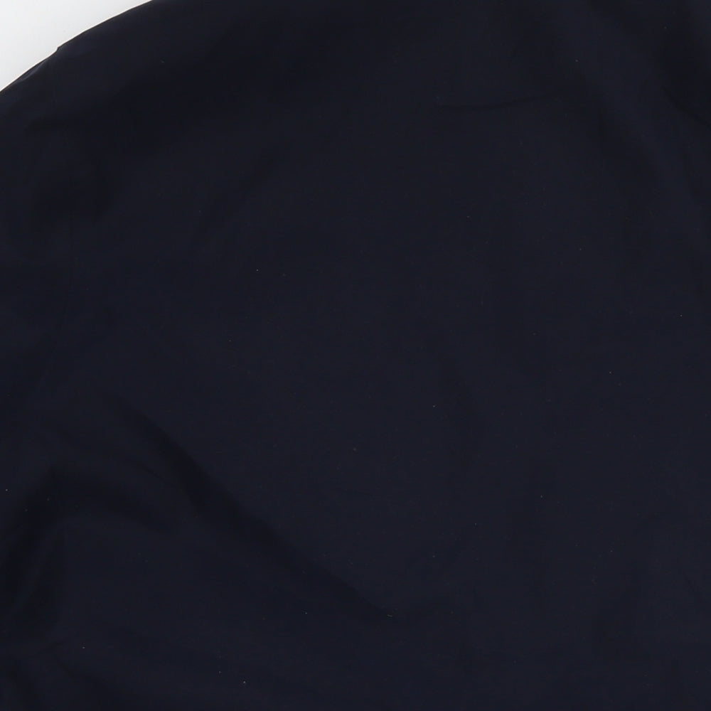 Marks & Spencer Womens Blue Trench Coat Coat Size 10 Zip
