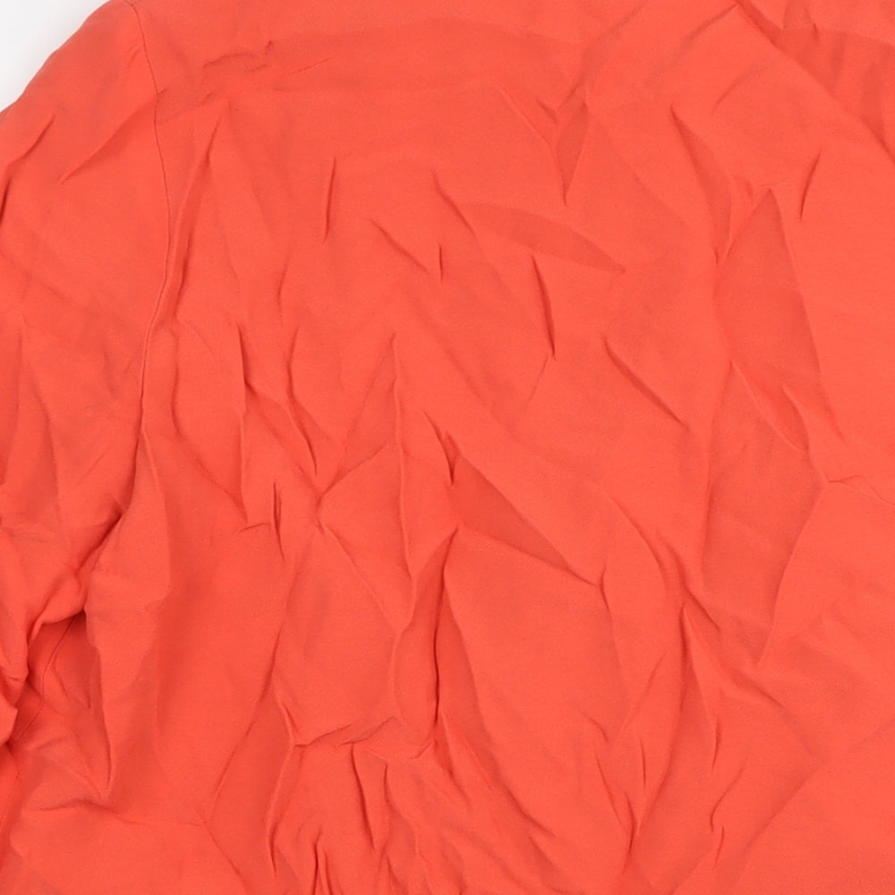 Emila Lay Womens Red Jacket Size 18 Zip