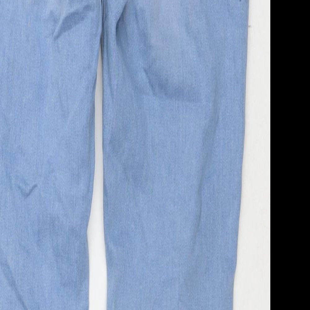 H&M Womens Blue Cotton Jegging Jeans Size 8 L30 in Regular