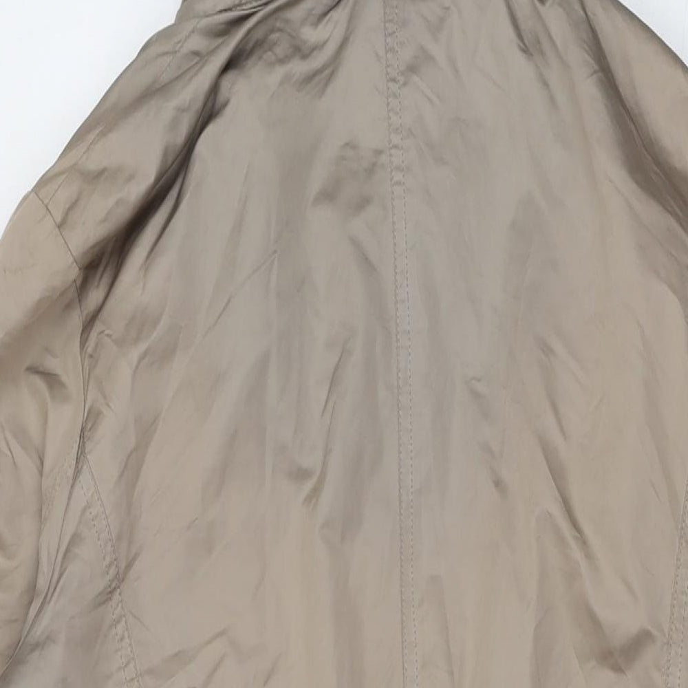 Eatagle Womens Beige Jacket Size 12 Zip