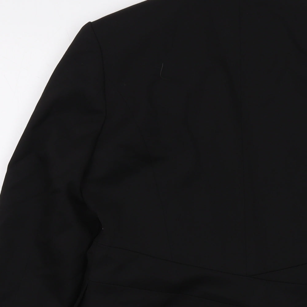 Warehouse Womens Black Jacket Size 10 Button