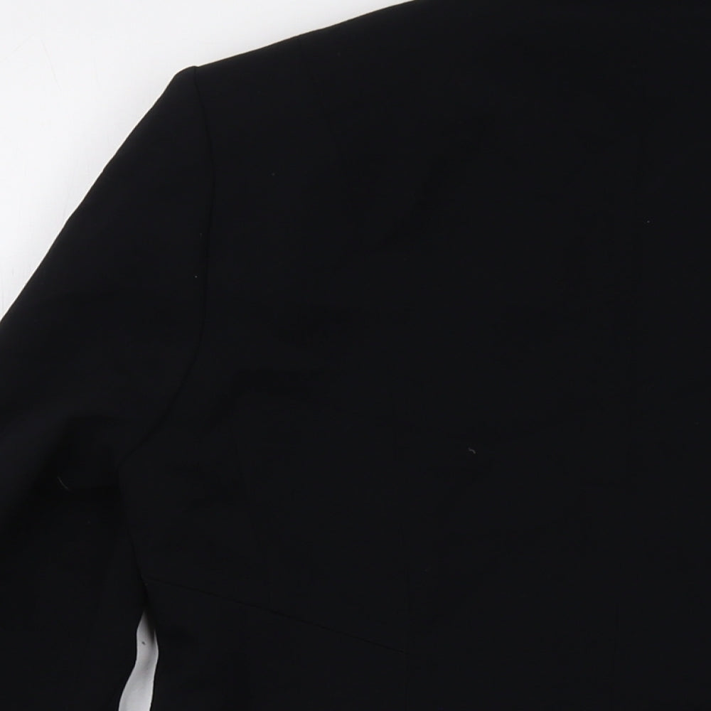 Marks & Spencer Womens Black Jacket Size 12 Button