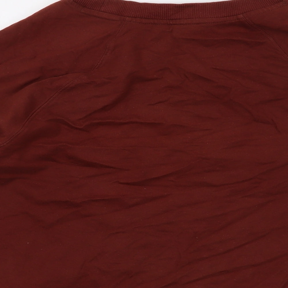 NEXT Womens Brown Cotton Pullover Sweatshirt Size 16 Pullover