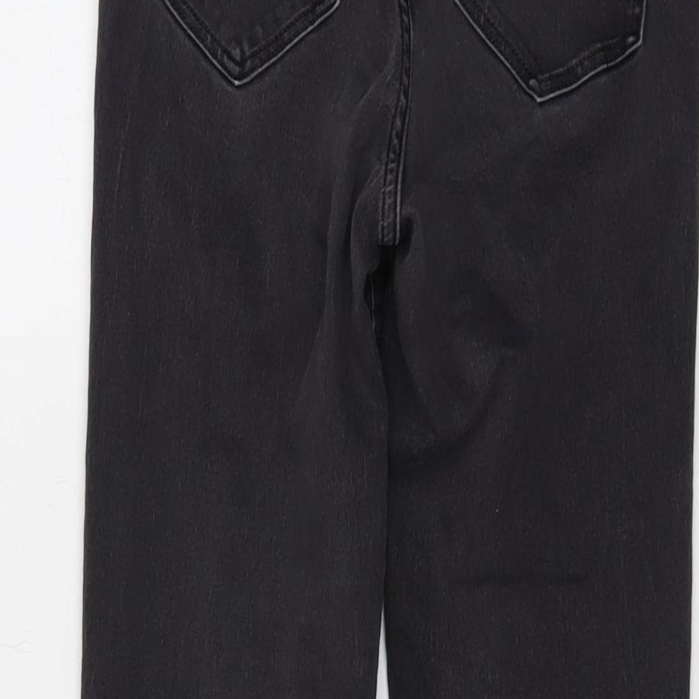 H&M Womens Grey Cotton Skinny Jeans Size 29 in L27 in Regular Button