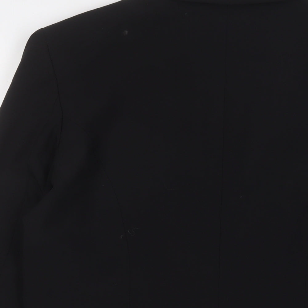 Warehouse Womens Black Jacket Blazer Size 16 Button