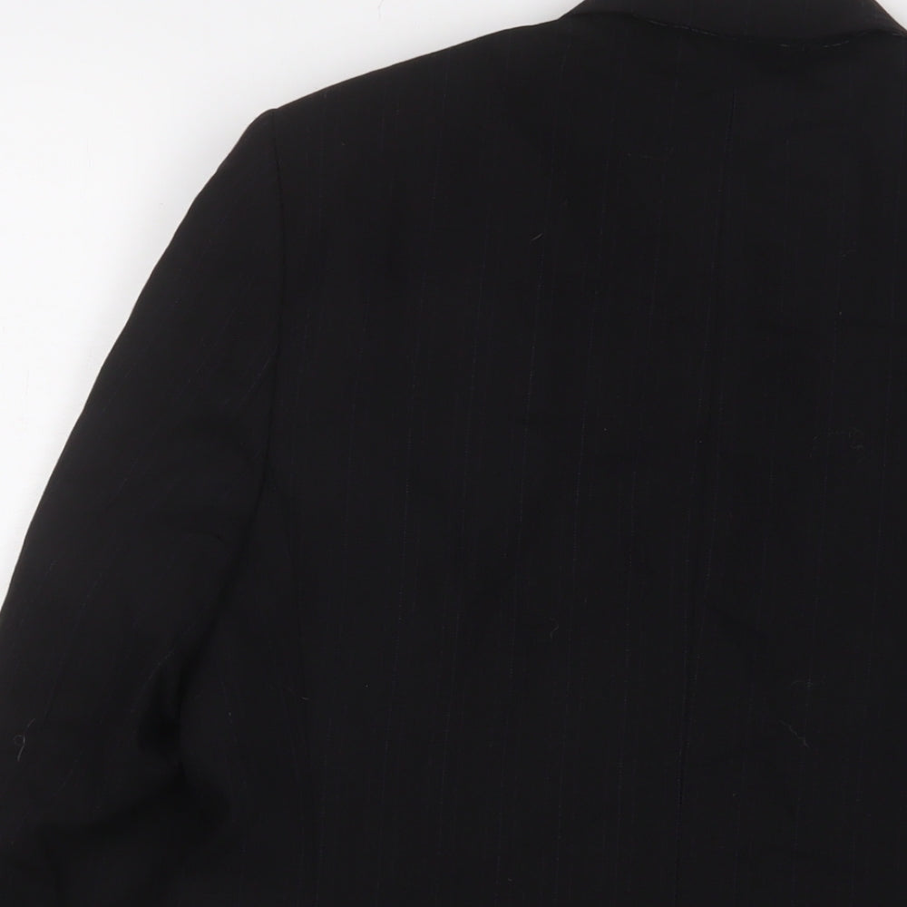 NEXT Womens Black Jacket Blazer Size 8 Button