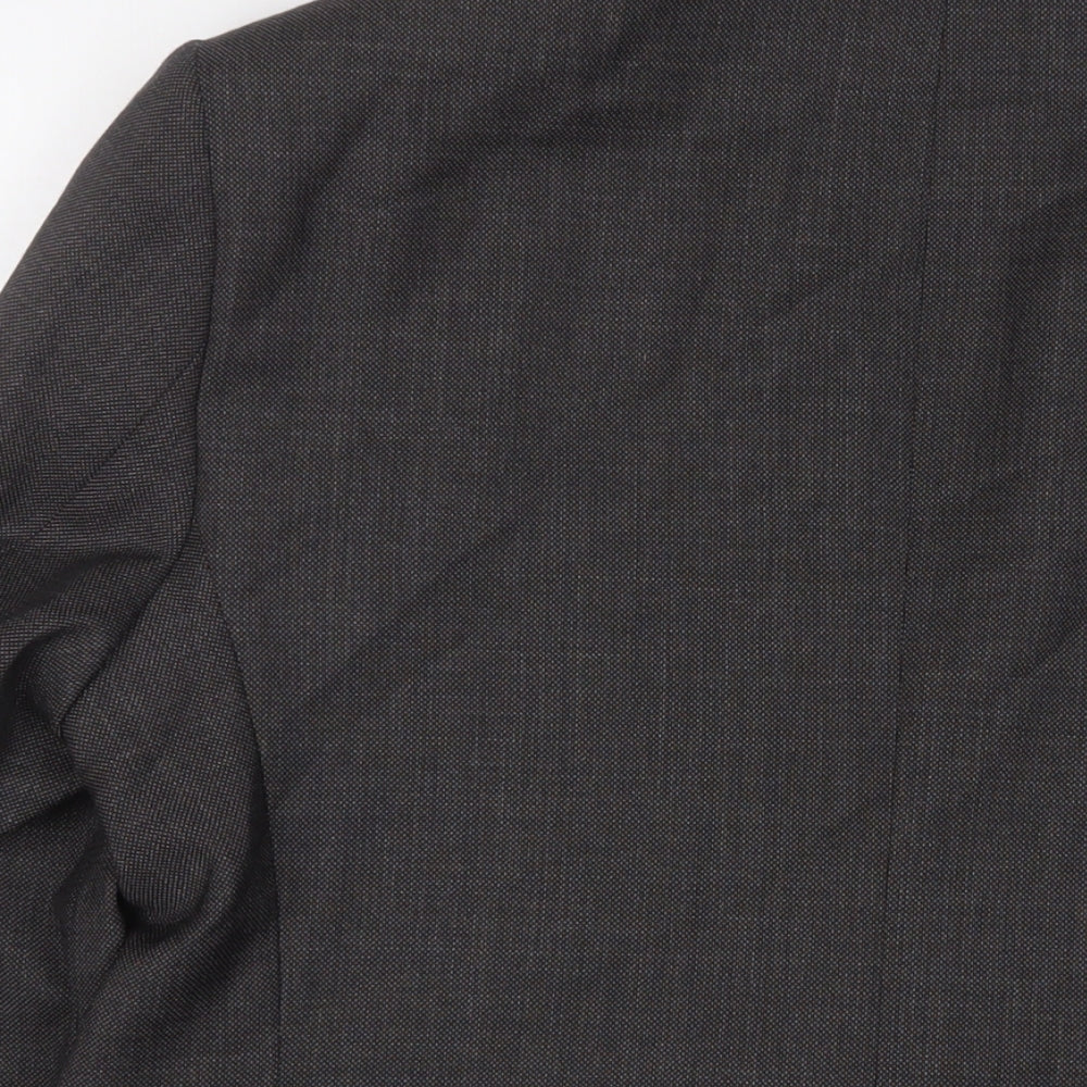 Marks & Spencer Mens Grey Wool Jacket Suit Jacket Size 42 Regular