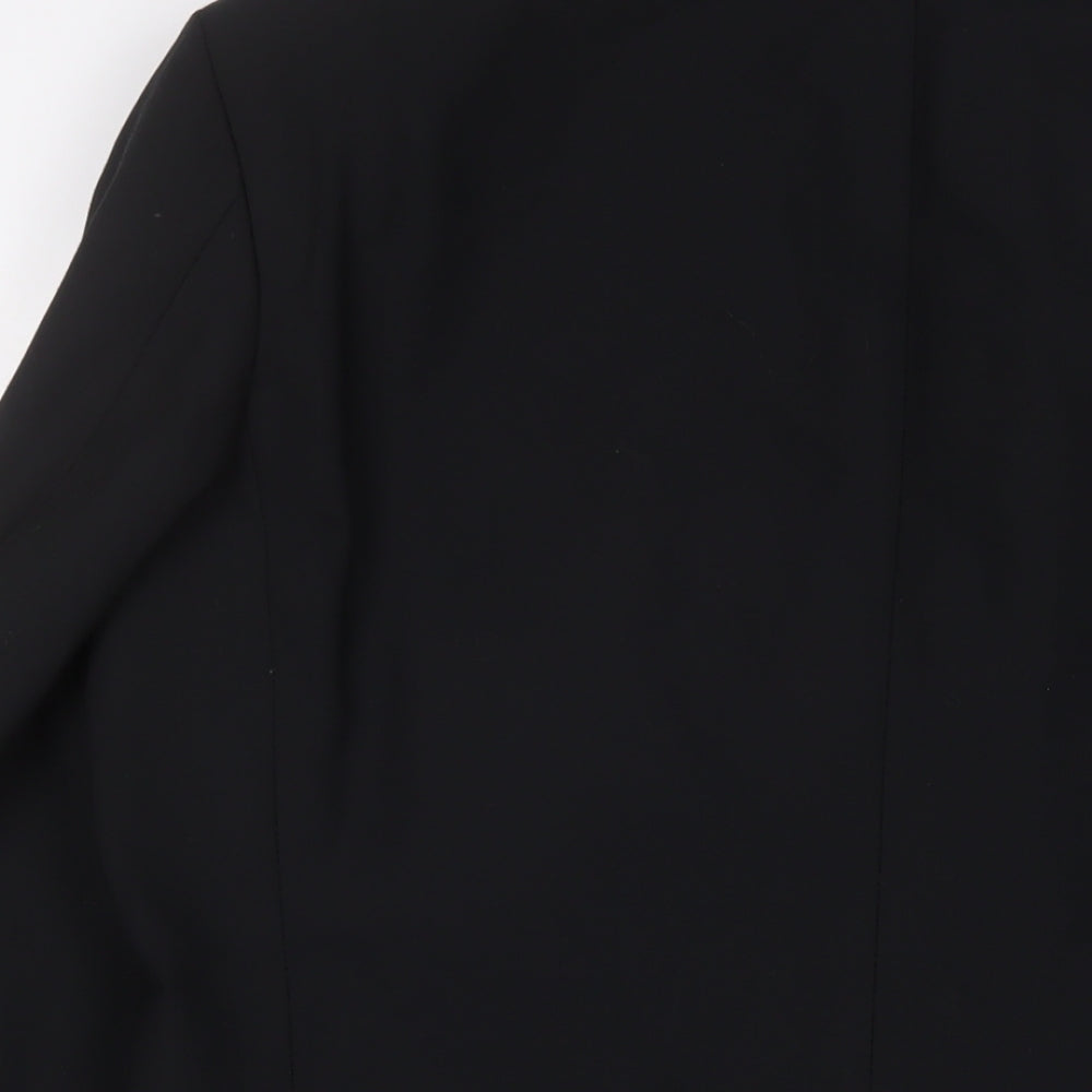 Marks & Spencer Mens Black Polyester Jacket Suit Jacket Size 40 Regular