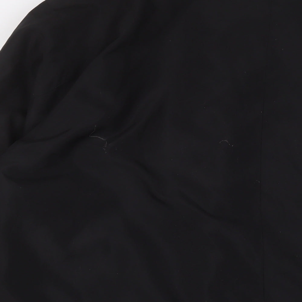 Bugatti Womens Black Quilted Coat Size XL Zip