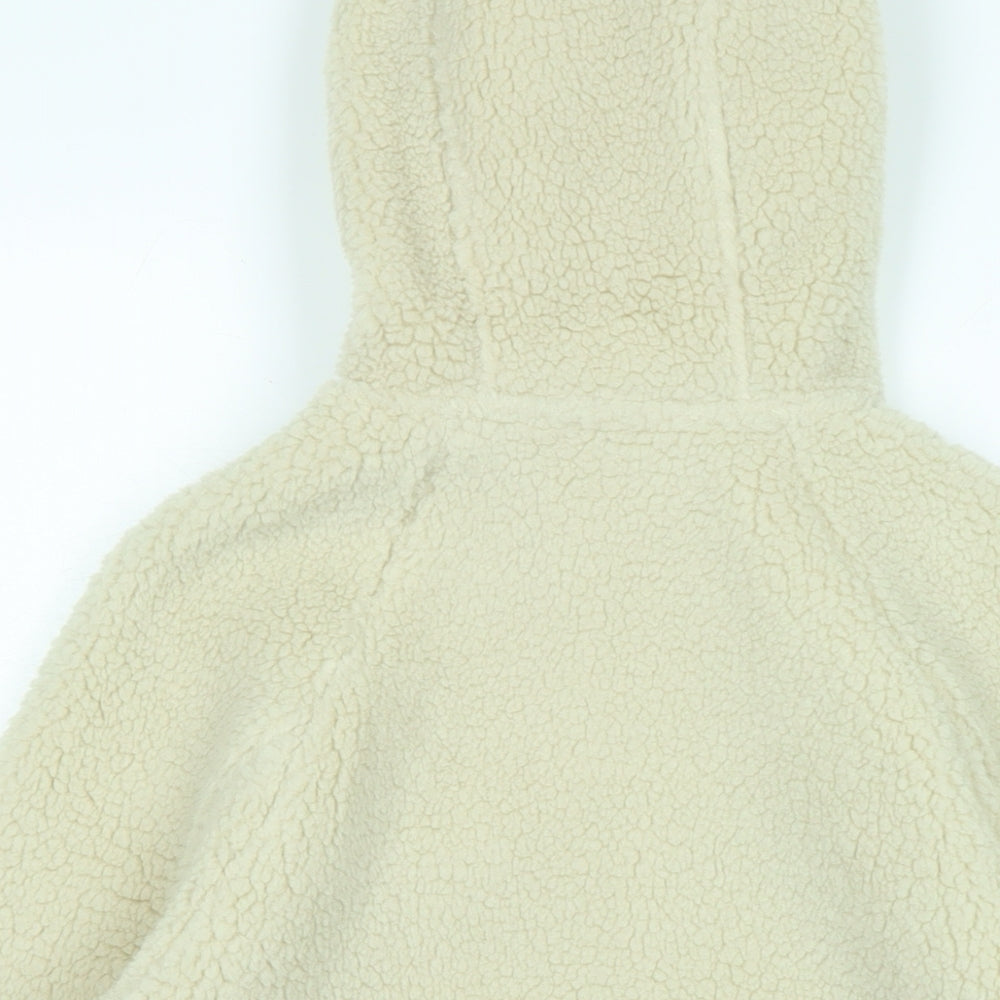 Marks & Spencer Womens Ivory Jacket Size 6 Zip