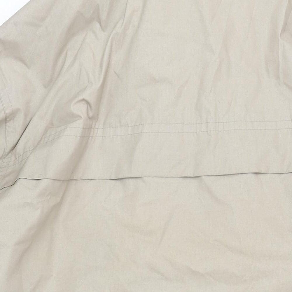 Marks & Spencer Mens Beige Jacket Coat Size L Zip