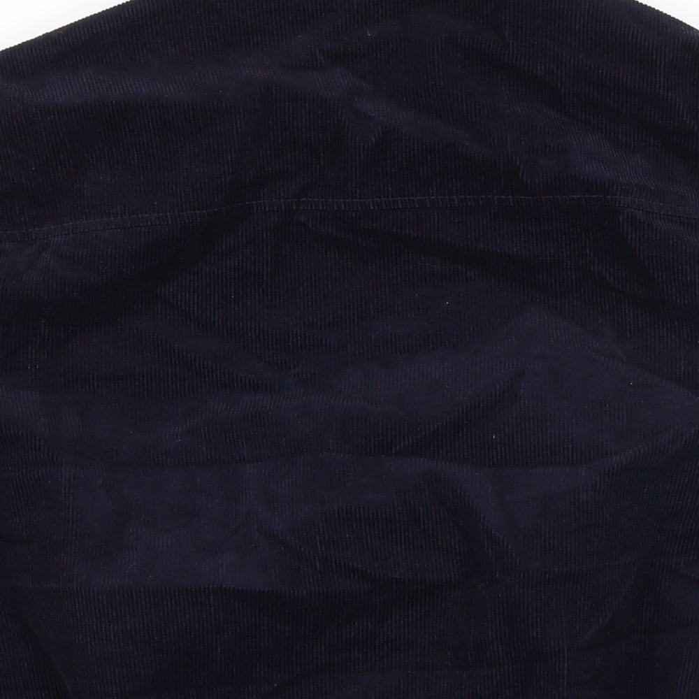 Topman Mens Blue Bomber Jacket Jacket Size M Zip