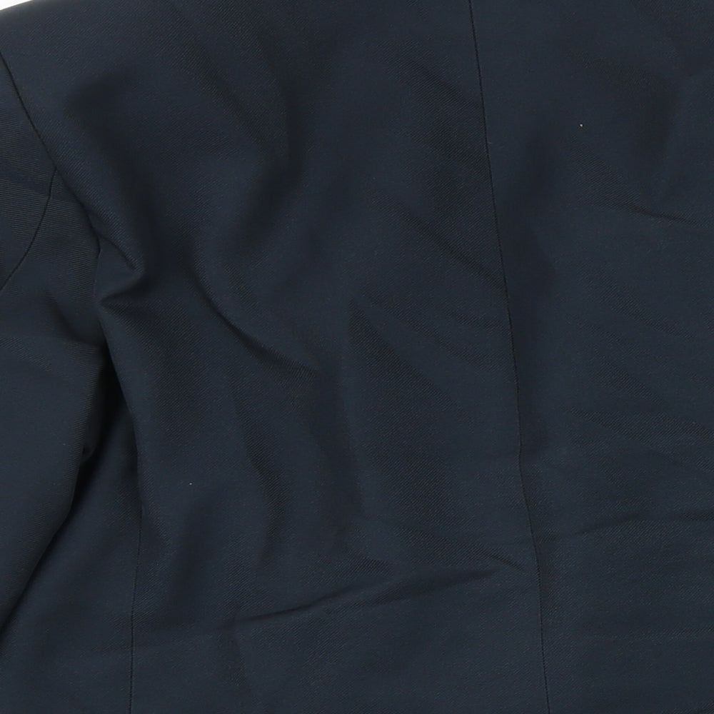 Banner Boys Blue Jacket Blazer Size L Button - Shelley College