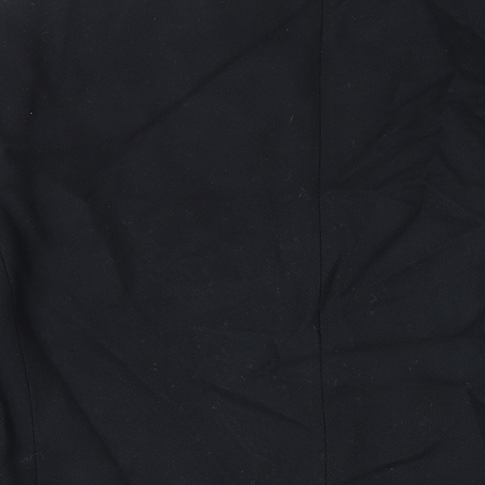 Marks & Spencer Mens Black Cotton Jacket Blazer Size 44 Big & Tall
